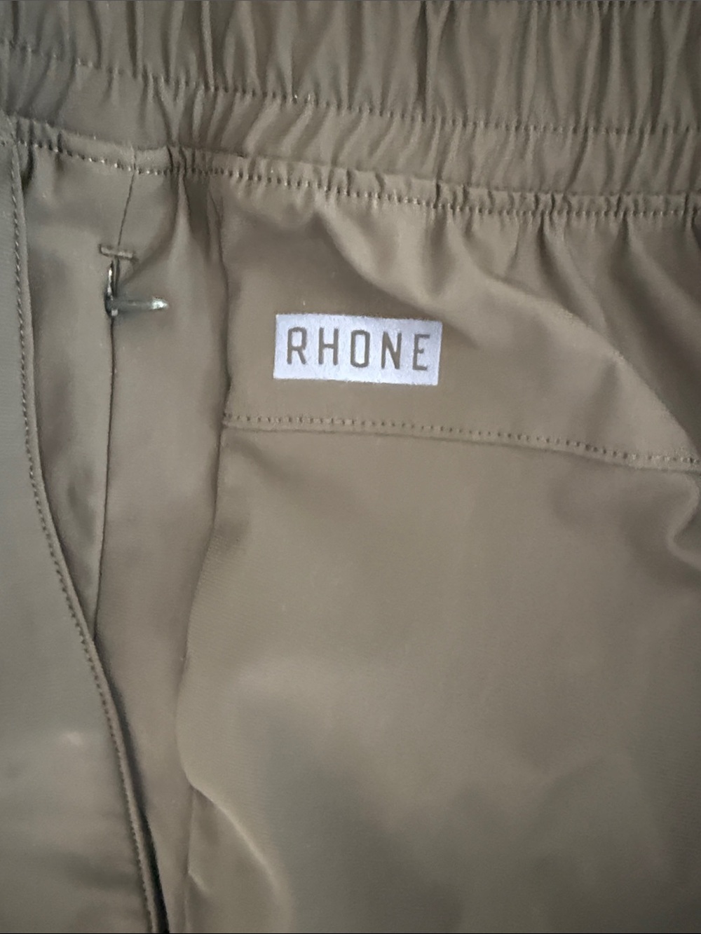 Rhone Pursuit Olive Drawstring Jogger Pants - Picture 6 of 7